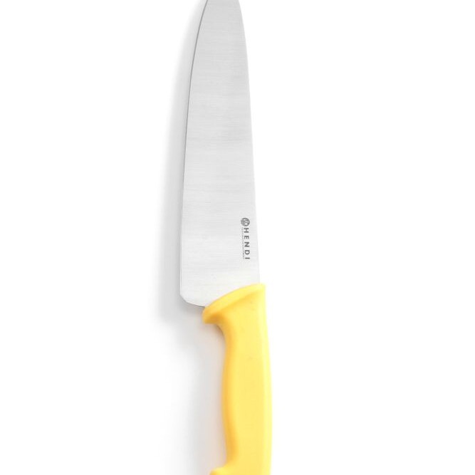 Couteau chef,  ,  Jaune,  (L)385mm - cuisine professionnel de qualité