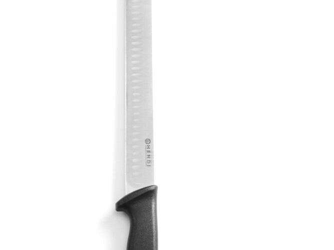 Couteau à jambon et saumon,  ,  Noir,  (L)490mm - cuisine professionnel de qualité