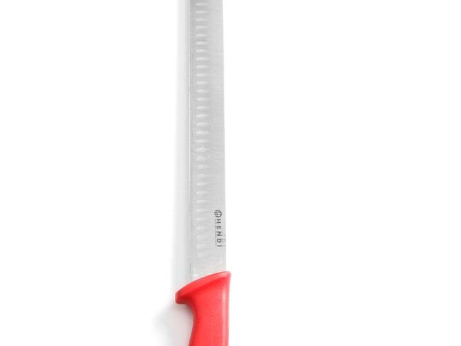 Couteau à jambon et saumon, , Rouge, (L)490mm - cuisine professionnel de qualité