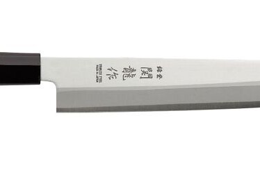 Couteau japonais Sashimi, , Bois clair, (L)375mm - cuisine professionnel de qualité