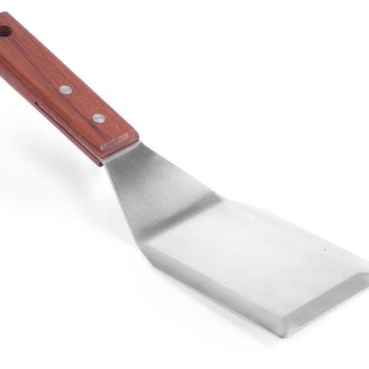 Spatule à hamburger,  ,  Bois foncé,  270x75mm - restauration professionnel de qualité