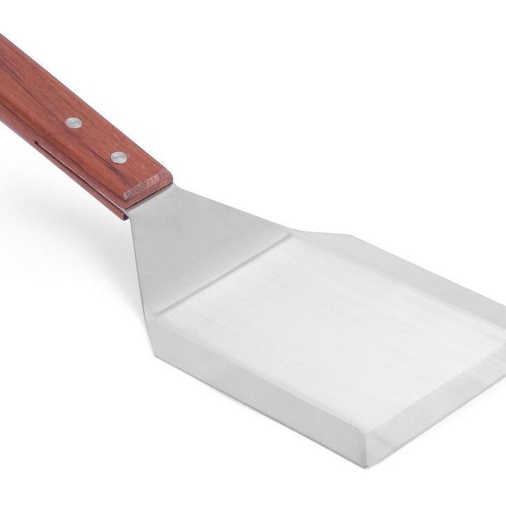 Spatule à hamburger,  ,  Bois foncé,  305x110mm - équipement professionnel de qualité