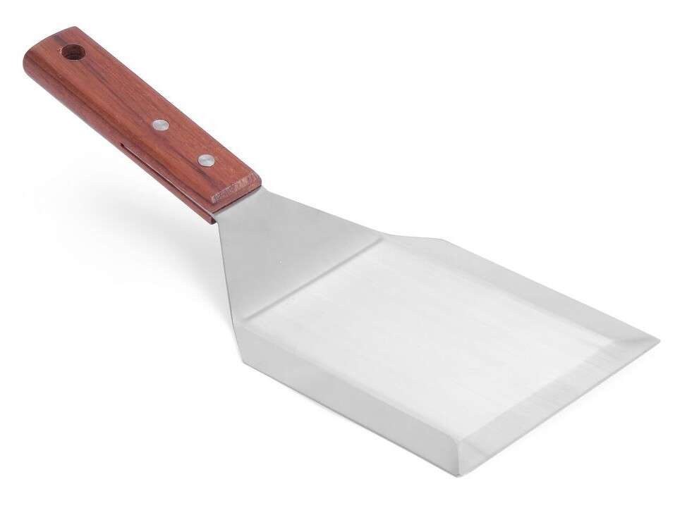 Spatule à hamburger,  ,  Bois foncé,  305x110mm - équipement professionnel de qualité