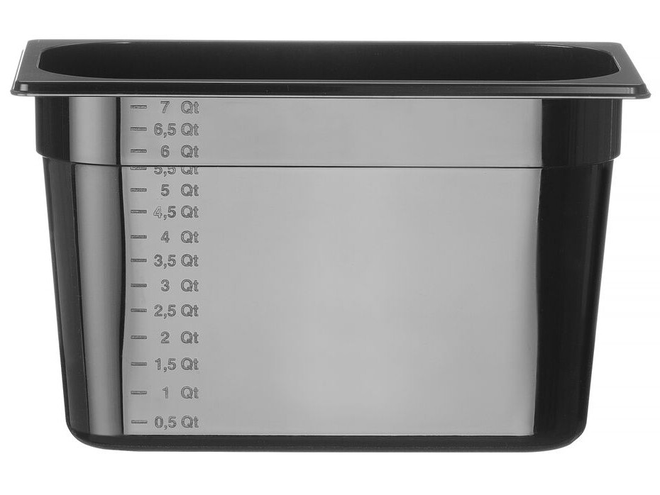 Bac gastronorme 1/3, , Profi Line, 1/3, 7, Noir - équipement professionnel de qualité