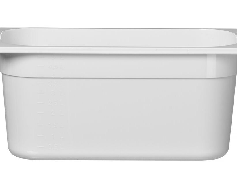 Bac gastronorme 1/3,  ,  1/3,  5,  Blanc - restauration professionnel de qualité