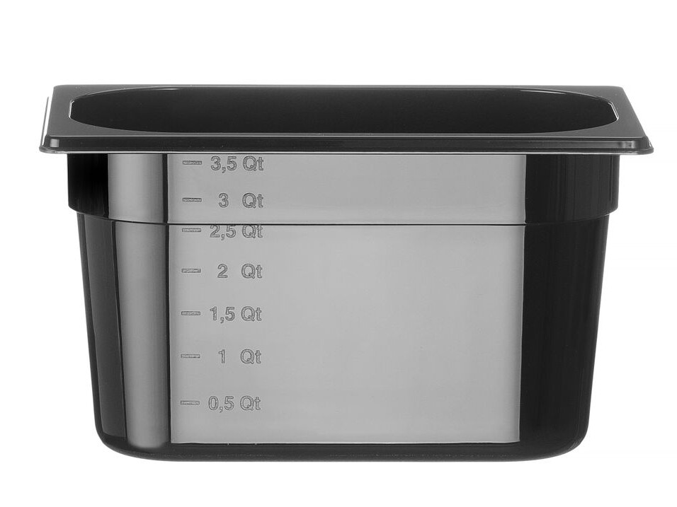 Bac gastronorme 1/4,  ,  Profi Line,  1/4,  ,  Noir - équipement professionnel de qualité