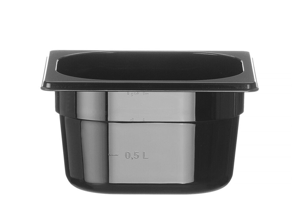 Bac gastronorme 1/6,  ,  Profi Line,  1/6,  1,  Noir - professionnel professionnel de qualité