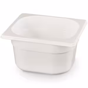Bac gastronorme 1/6,  ,  1/6,  2,  Blanc - cuisine professionnel de qualité