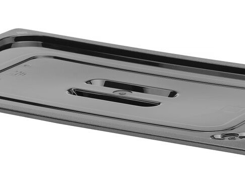 Couvercle gastronorme, , 1/1, Noir, 530x325mm - équipement professionnel de qualité