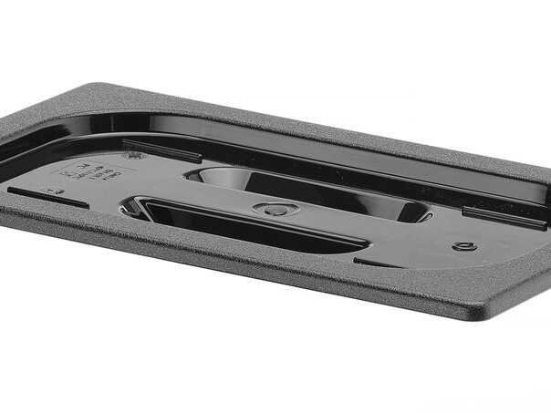 Couvercle gastronorme, , 1/4, Noir, 265x162mm - équipement professionnel de qualité