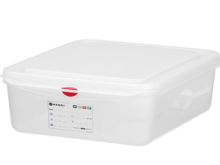 Bac 1/2 polypropylène, , 1/2, 6, Transparent - professionnel professionnel de qualité