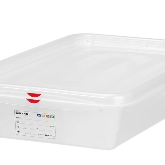 Bac 2/3 polypropylène,  ,  2/3,  ,  Transparent - restauration professionnel de qualité