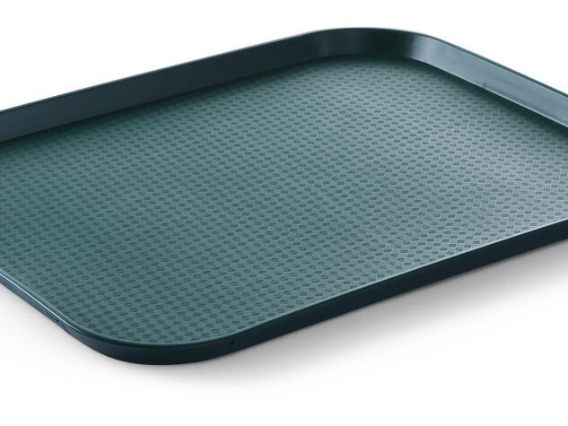 Plateaux fastfood grand, , Vert - restauration professionnel de qualité