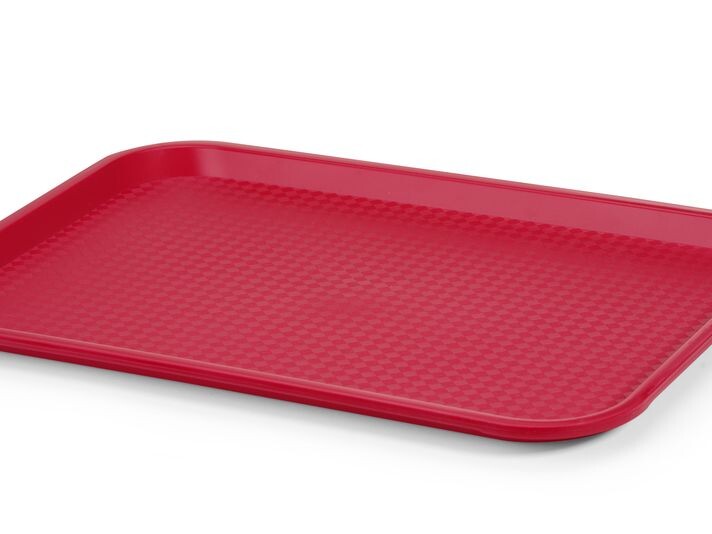 Plateaux fastfood moyen, , Rouge - équipement professionnel de qualité