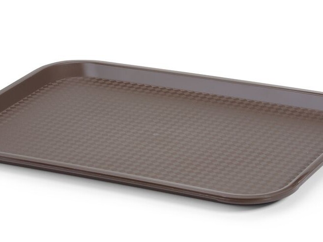 Plateaux fastfood moyen, , Brun - équipement professionnel de qualité