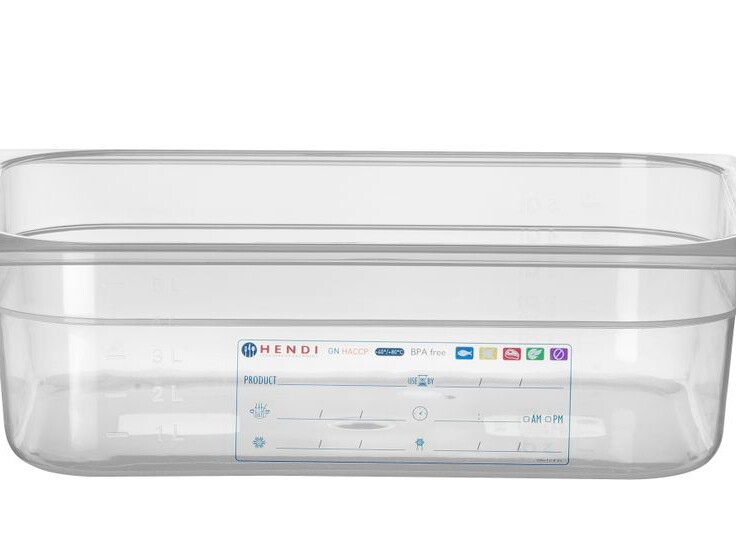 Bac Gastronorme 1/2,  ,  1/2,  6,  Transparent - équipement professionnel de qualité