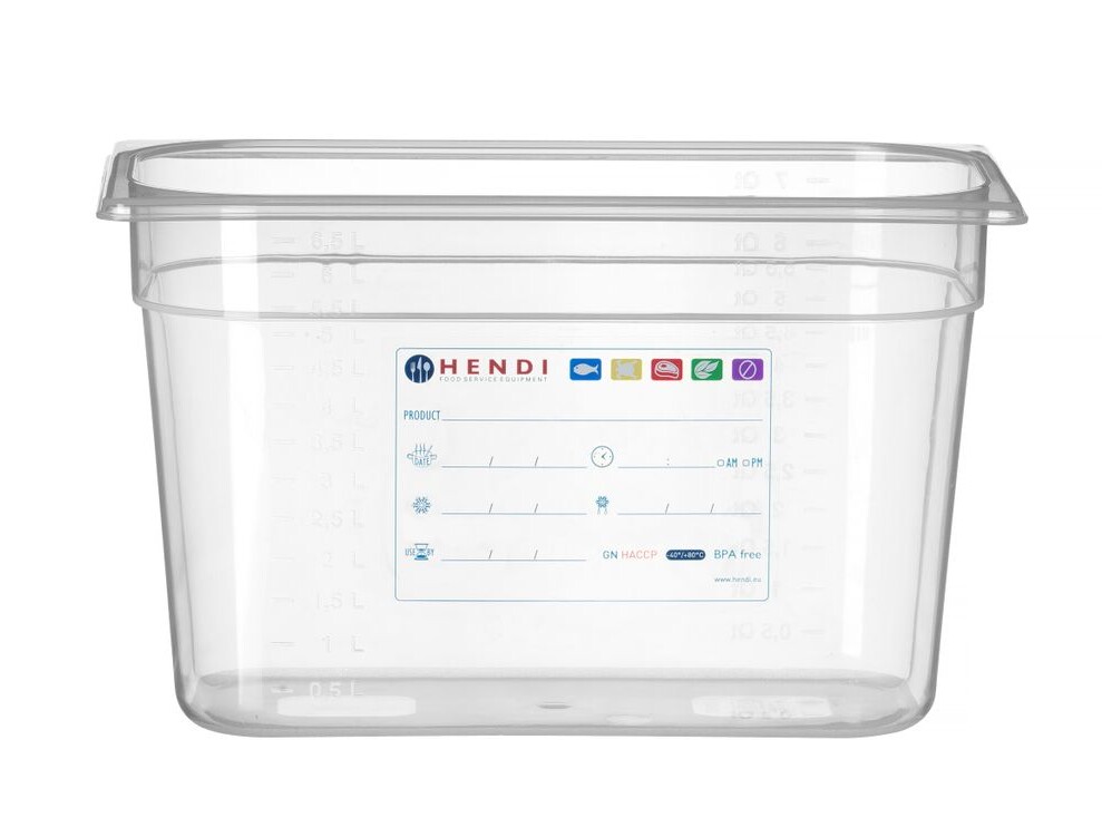 Bac Gastronorme 1/3,  ,  1/3,  7,  Transparent - équipement professionnel de qualité