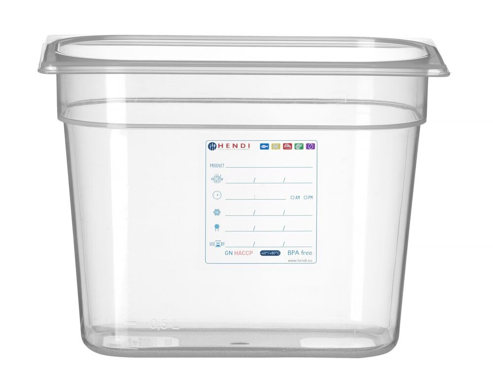 Bac Gastronorme 1/4,  ,  1/4,  5,  Transparent - professionnel professionnel de qualité