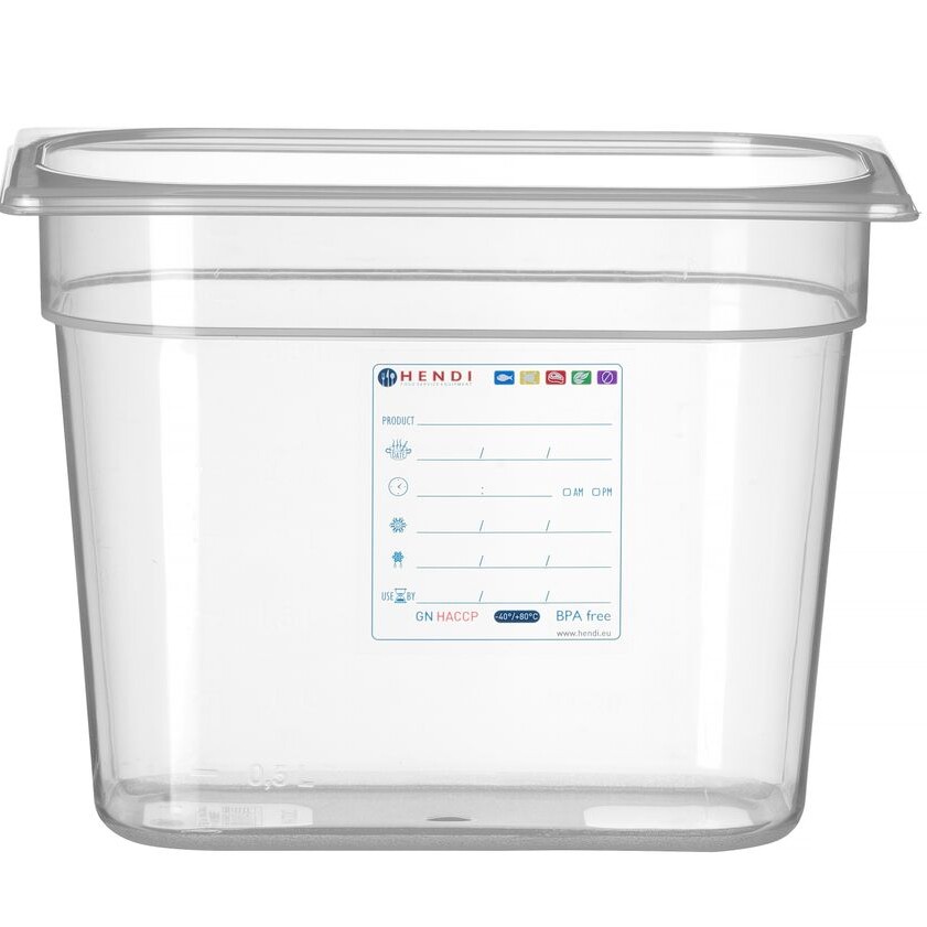 Bac Gastronorme 1/4,  ,  1/4,  5,  Transparent - professionnel professionnel de qualité
