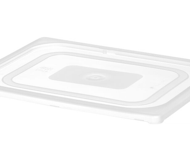 Couvercle bacs en polypropylène,  ,  1/2,  Transparent, ... - cuisine professionnel de qualité