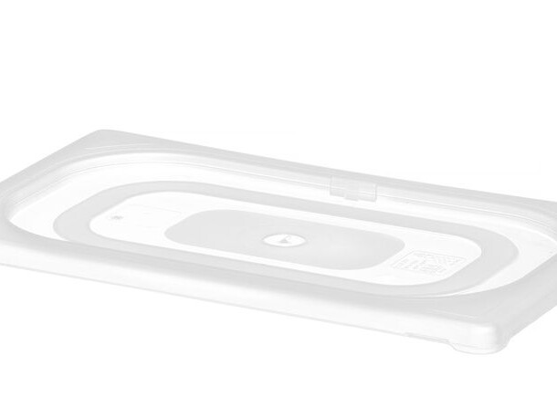 Couvercle bacs en polypropylène, , 1/4, Transparent, ... - professionnel professionnel de qualité