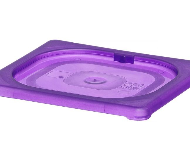 Couvercle Gastronorme violet,  ,  1/6,  Violet,  176x162mm - restauration professionnel de qualité