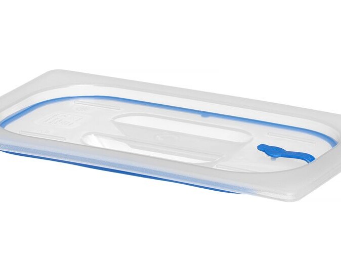 Couvercles pour bacs en polypropylène avec fermeture her... - cuisine professionnel de qualité