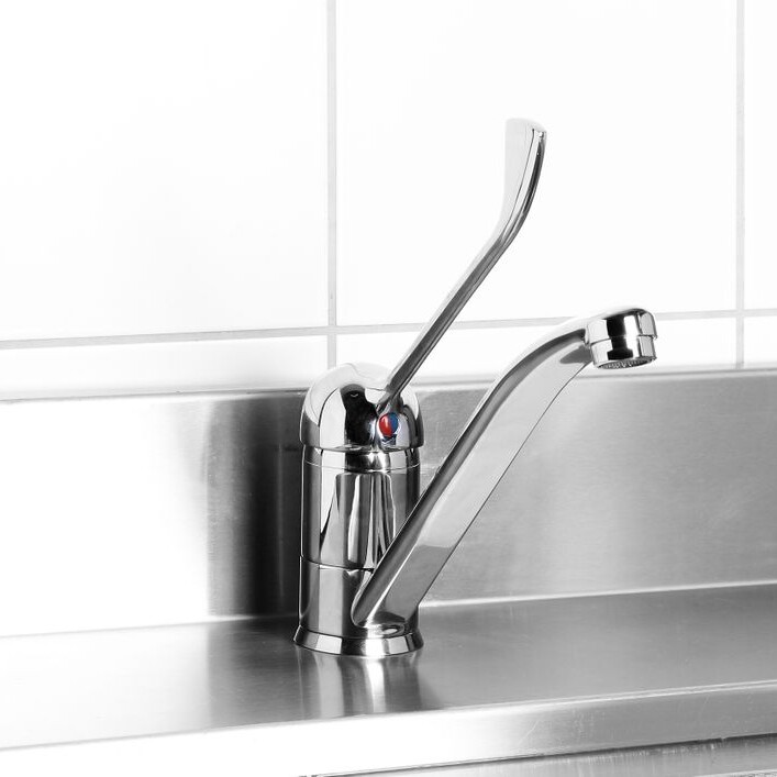 Robinet d'évier avec levier long,  ,  xx(H)mm - restauration professionnel de qualité