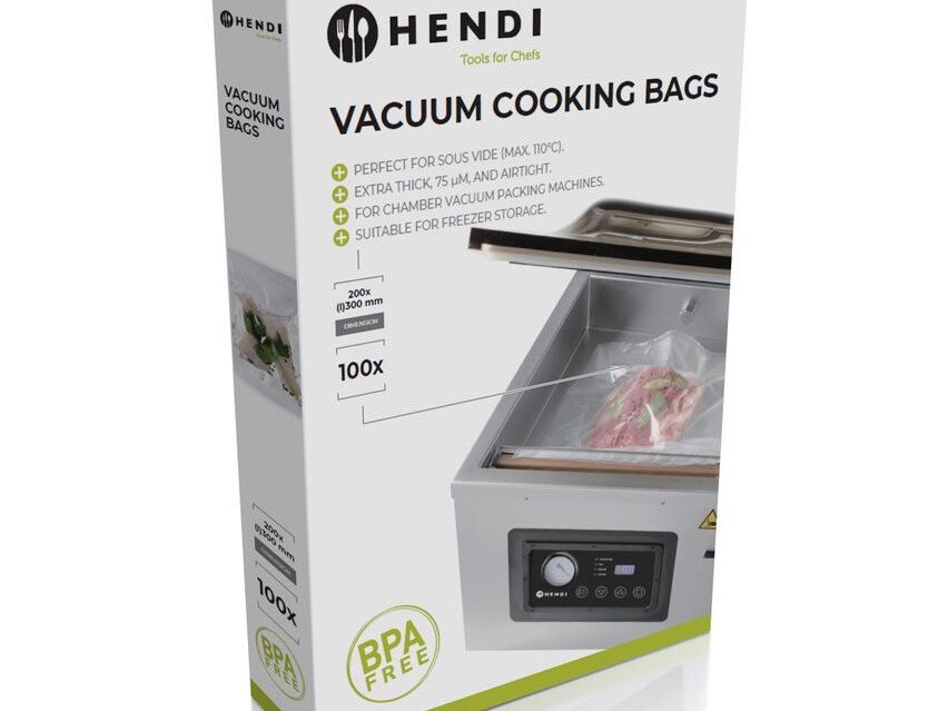 Sacs de cuisson sous vide,  ,  100 u.,  300x200mm - équipement professionnel de qualité