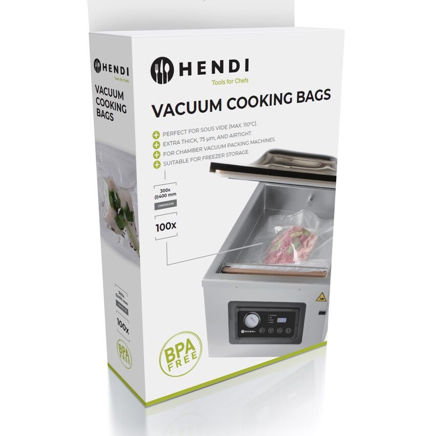 Sacs de cuisson sous vide,  ,  100 u.,  400x300mm - professionnel professionnel de qualité
