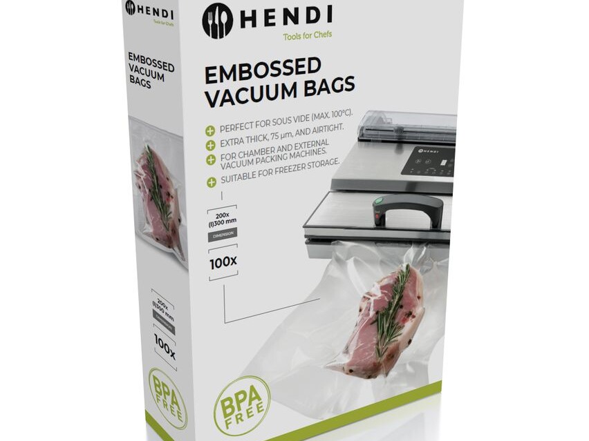 Sacs sous vide gaufrés,  ,  100 u.,  200x300mm - professionnel professionnel de qualité