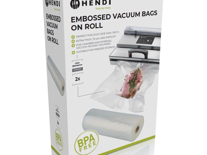 Sacs sous vide gaufrés en rouleau - 2 pièces, , 2 u.,... - équipement professionnel de qualité