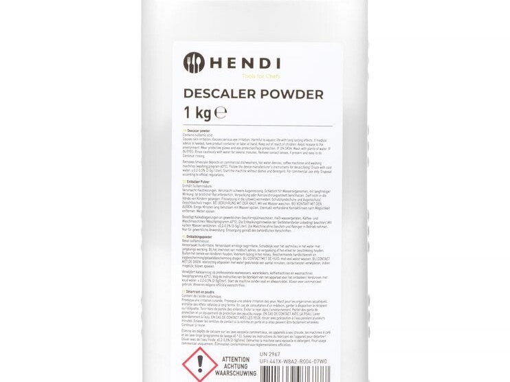 Détartrant en poudre - restauration professionnel de qualité