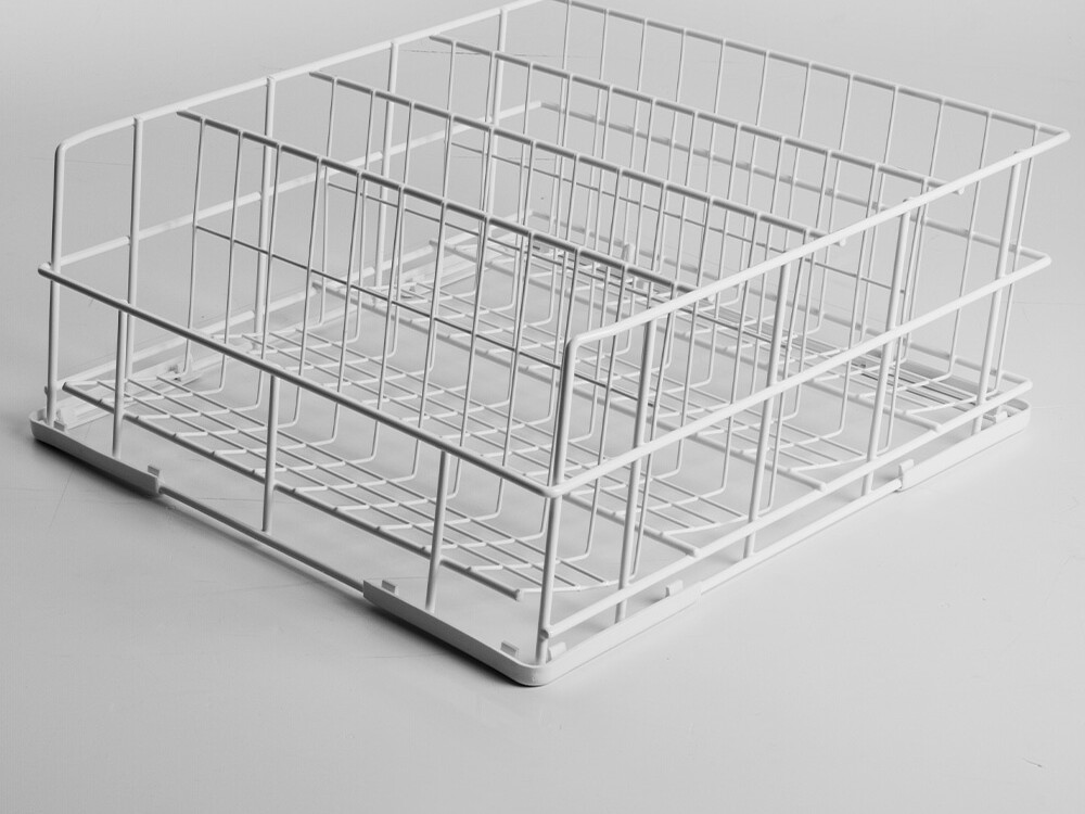 Panier verres Ø85 mm, 400x400 mm Rilsan - cuisine professionnel de qualité