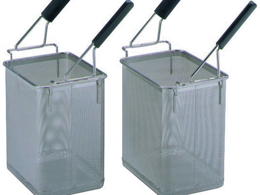 Set 2 paniers cuiseurs 24, 5lit.,  2 poignées (2x 1/2) - professionnel professionnel de qualité