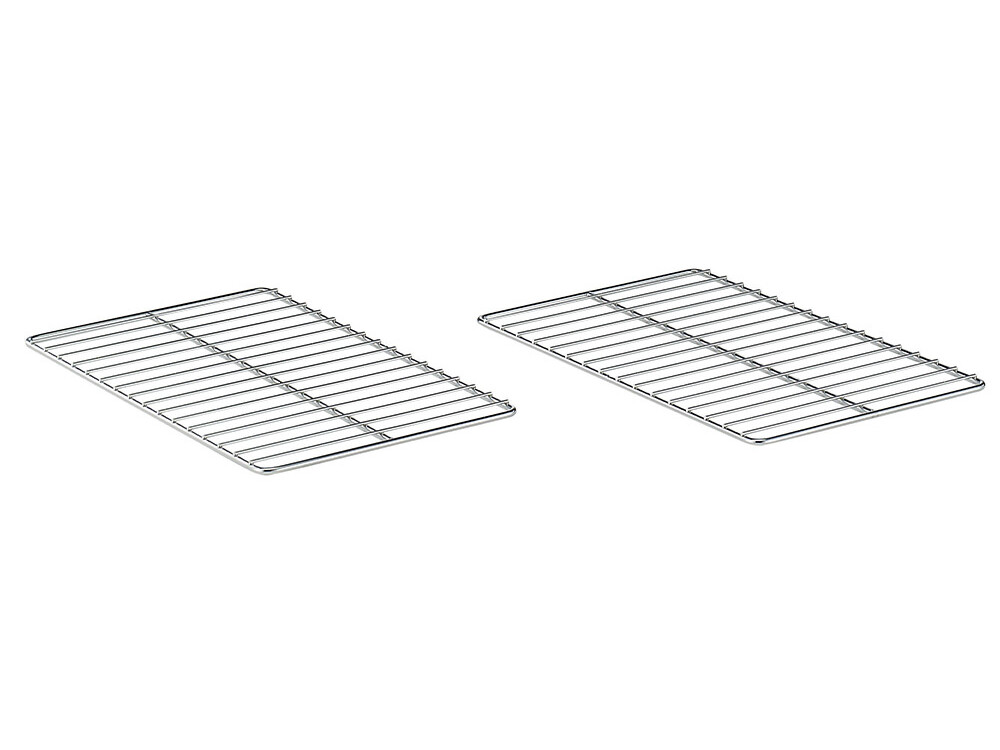 Kit 2 grilles 1/1 inox 304 - cuisine professionnel de qualité