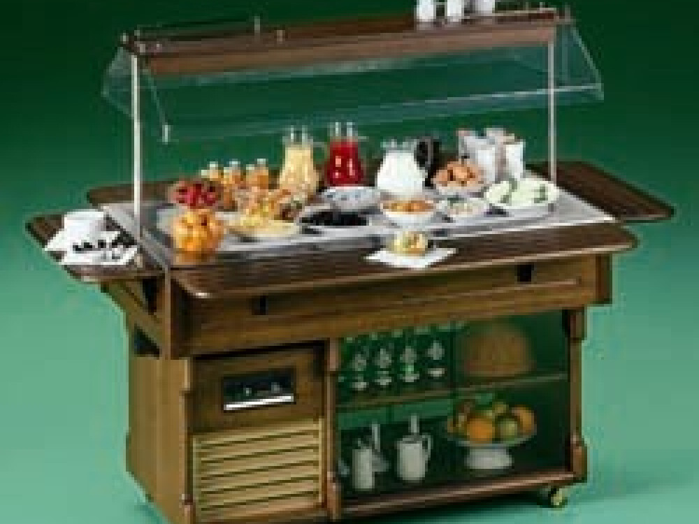 Buffet avec réfrigéré 4 1/1 - restauration professionnel de qualité