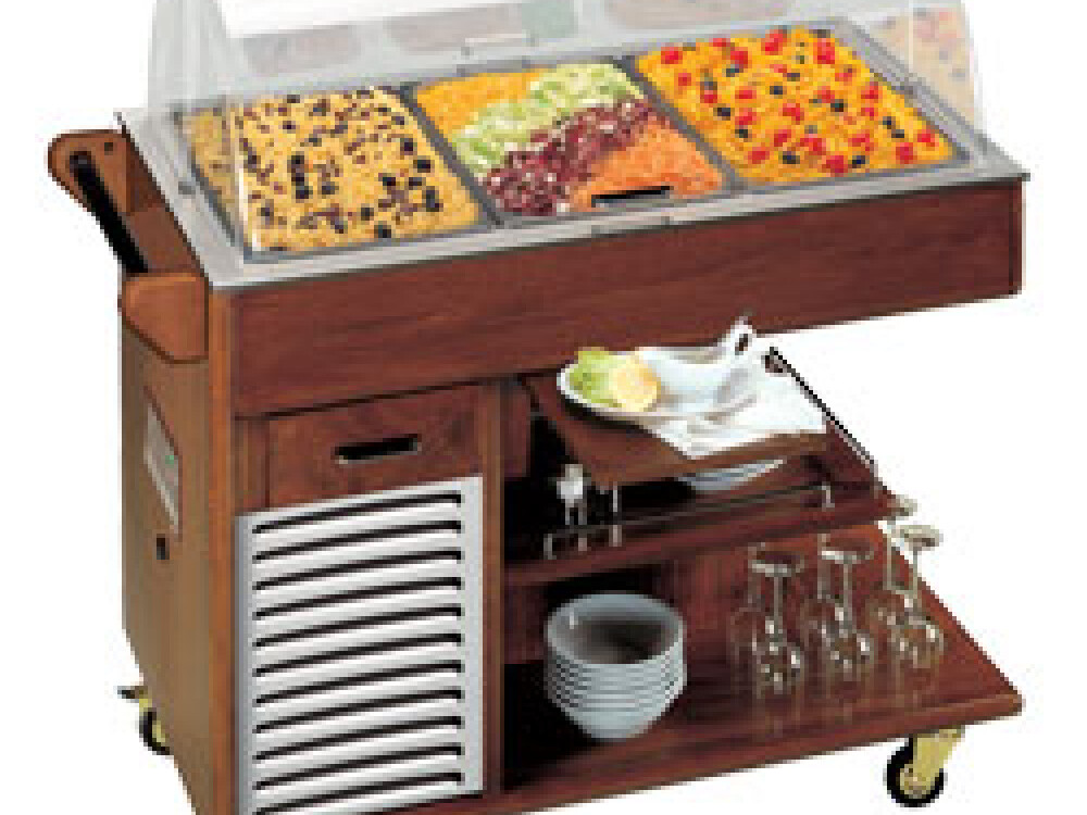 Chariot réfrigéré pour crèmes glacées - professionnel professionnel de qualité