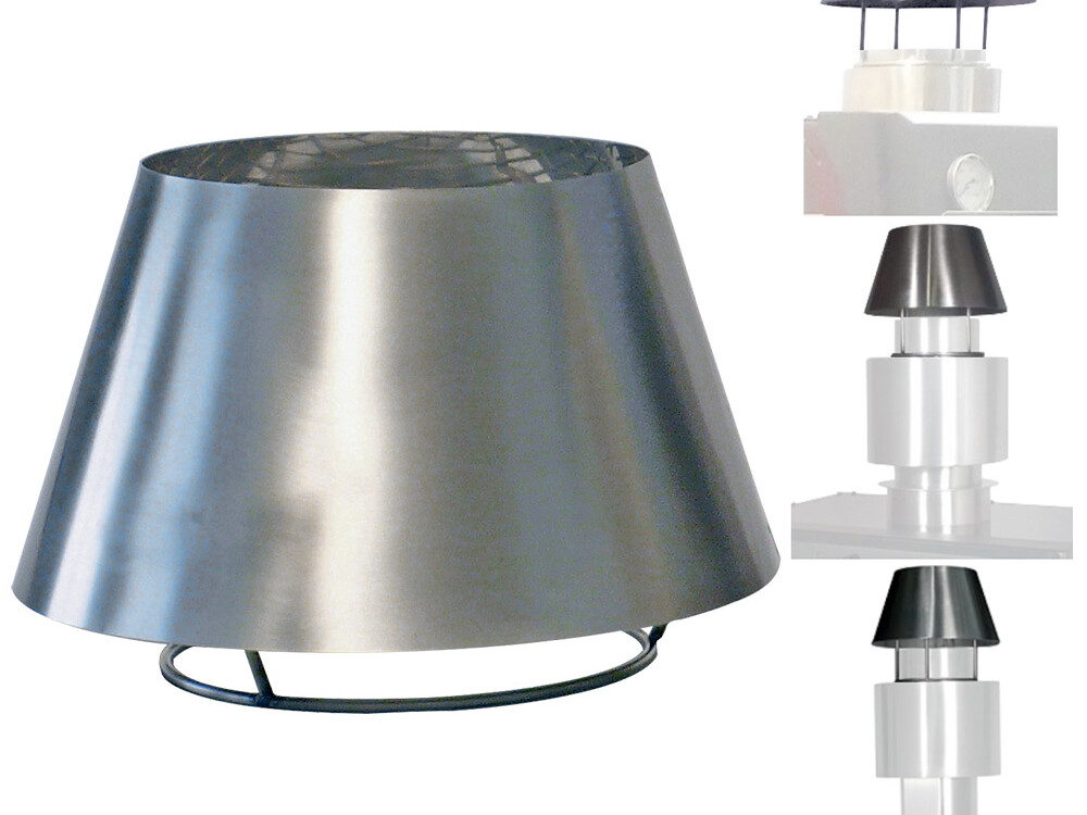 Chapeau cheminée inox (-060 &,  -075) - restauration professionnel de qualité