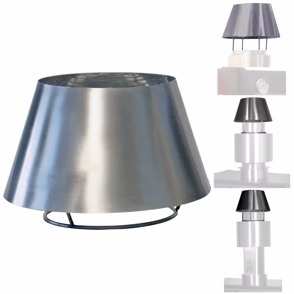 Chapeau cheminée inox (-060 &,  -075) - restauration professionnel de qualité