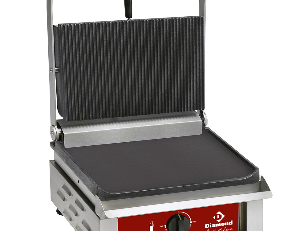 Contact-grill ,  plaques émaillées - équipement professionnel de qualité