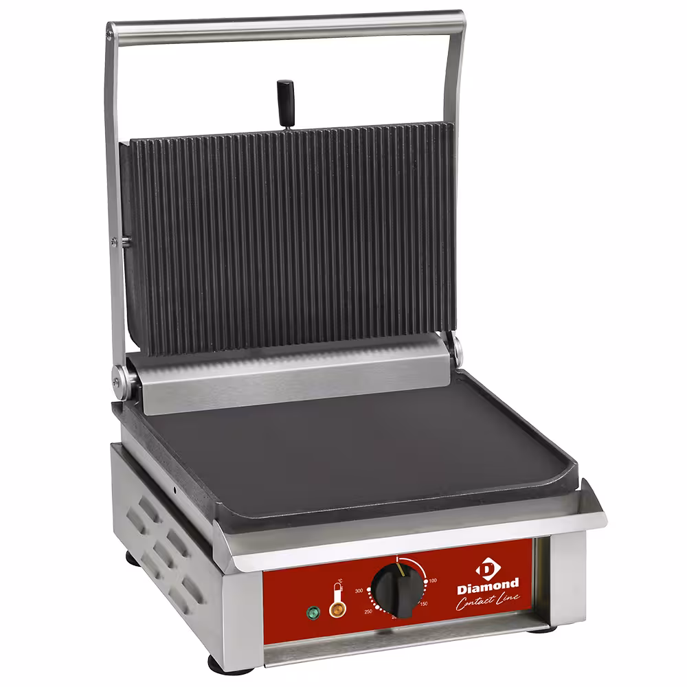 Contact-grill ,  plaques émaillées - équipement professionnel de qualité