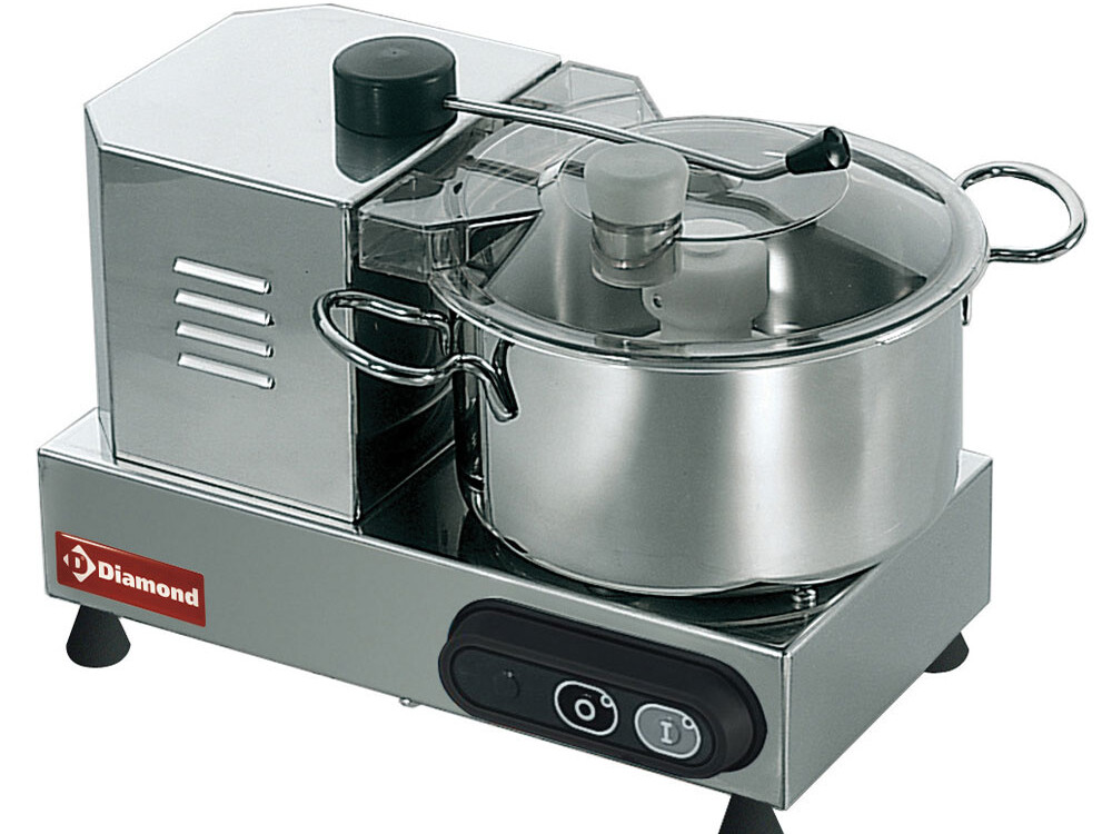 Cutter inox,  4 litres - professionnel professionnel de qualité