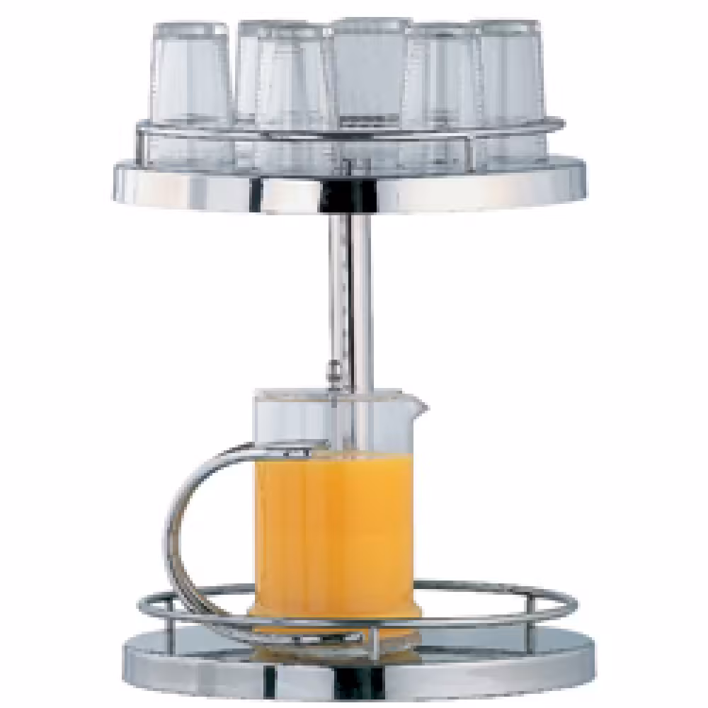Structure 2 niveaux pour carafes et verres,  Ø 400 mm - cuisine professionnel de qualité