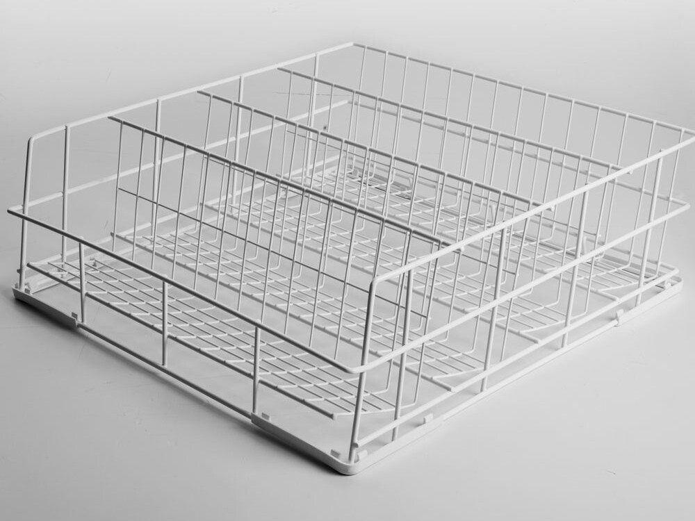 Panier verres Ø 80 mm, 500x500 mm Rilsan - cuisine professionnel de qualité