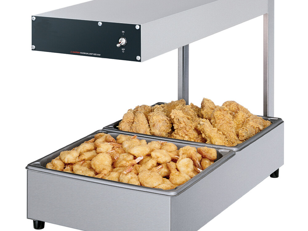 Chauffe-aliments à poser, infra-rouge, cuve 1/1 - cuisine professionnel de qualité