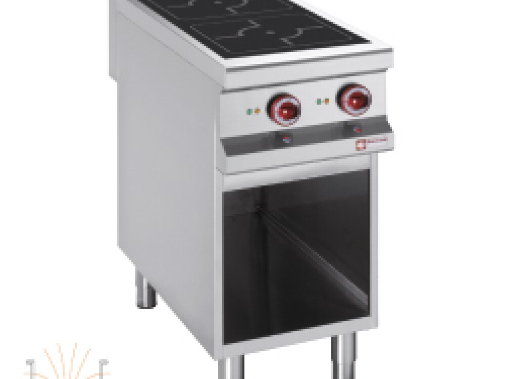 Fourneaux électriques 2 foyers à induction,  armoire ou... - professionnel professionnel de qualité