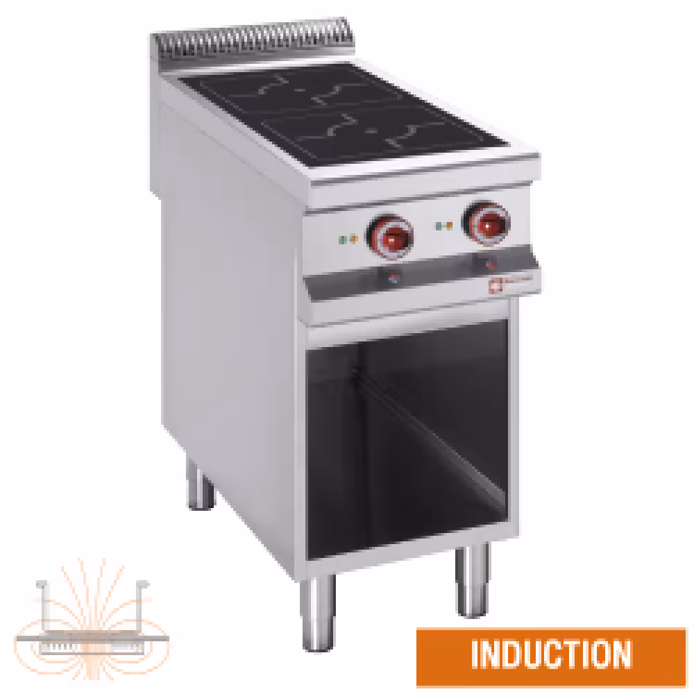 Fourneaux électriques 2 foyers à induction,  armoire ou... - professionnel professionnel de qualité