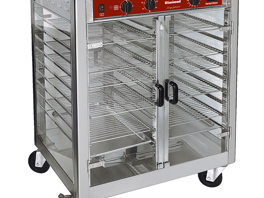 Étuve pour rôtissoire à balancelles, sur roues - équipement professionnel de qualité