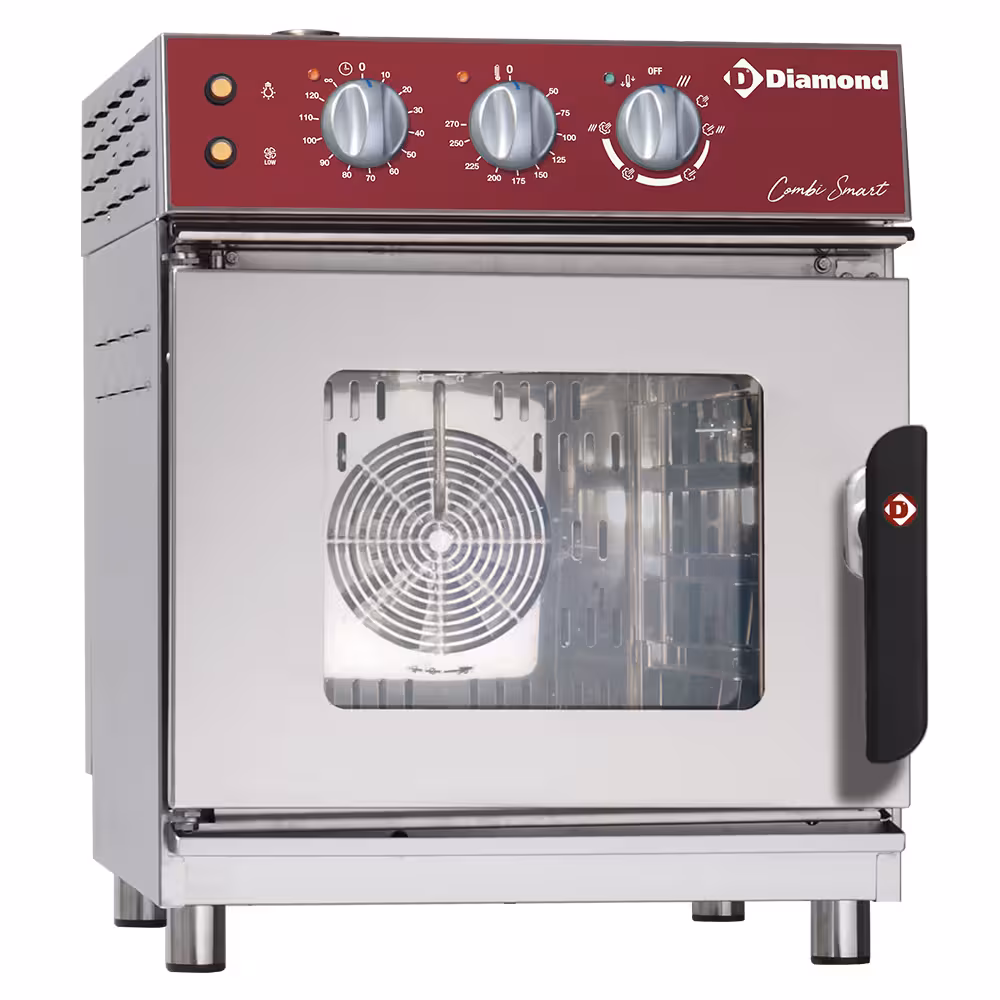 Four vapeur/convection électrique,  4x GN2/3 mécanique - équipement professionnel de qualité
